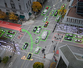 Traffic inspection from above